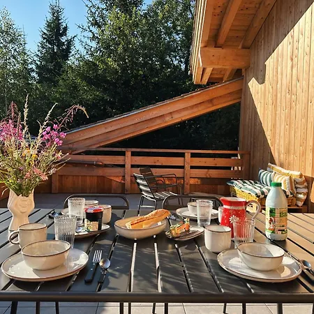 L'olympe De - Terrasse & Balcon Sur La Foret Apartment Combloux